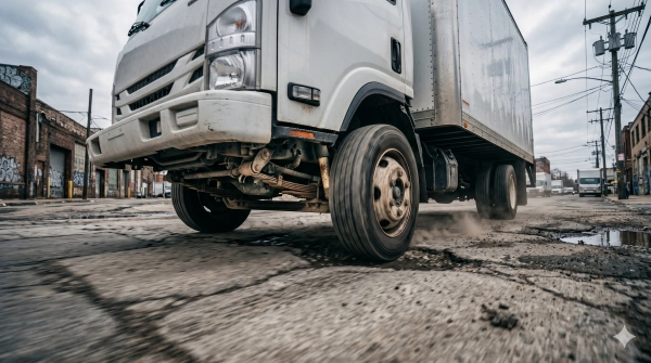 Suspension wear is a major cause of medium-duty fleet downtime and uneven tire wear