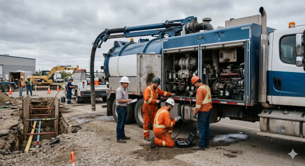 Unexpected downtime caused by poor hydrovac maintenance schedule planning